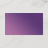 パープルクリーニングサービス名刺 名刺 (裏面)