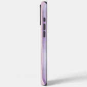 パープルクリームアイリスストライプス Case-Mate iPhoneケース (裏面 / 左)