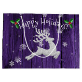 パープルクリ素朴スマストインデア抱き枕 ラージペーパーバッグ (裏面)