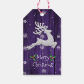 パープルクリ素朴スマストナディアギフトラベル ギフトタグ (正面)