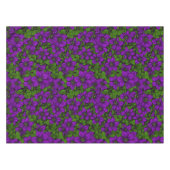 パープルクレマティスつる植物 テーブルクロス (正面(横))