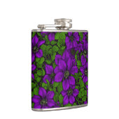 パープルクレマティスつる植物 フラスク (右)