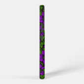 パープルクレマティスつる植物 SAMSUNG GALAXYケース (右側面)