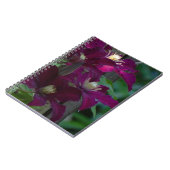 パープルクレマティスノートブック ノートブック (左側)