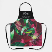 パープルクレマティスフローラママ、中 エプロン (正面)