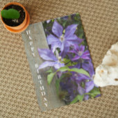 パープルクレマティスフローラ誕生日 カード