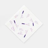 パープルクレヨン スタンダードランチョンナプキン (角)