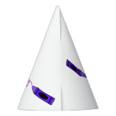 パープルクレヨン パーティーハット (裏面)
