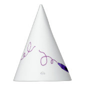 パープルクレヨン パーティーハット (右)