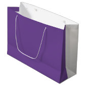 パープルクレヨン ラージペーパーバッグ (正面アングル)