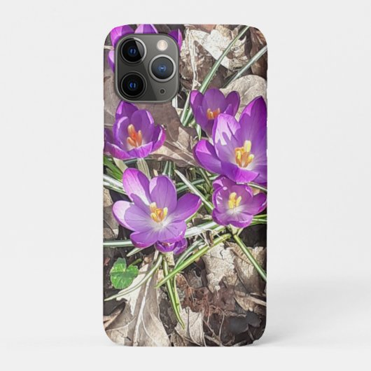 パープルクロカス Case-Mate iPhoneケース (裏)