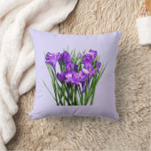 パープルクロキュース クッション (ブランケット)