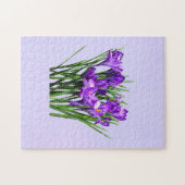 パープルクロキュース ジグソーパズル (横)