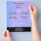 パープルクロスそれがイースタージョイン米国サービスの終了 チラシ (手)