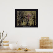 パープルクロス ポスター (キッチン)