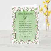 パープルクローバー | セントパトリックの日アイリッシュ賛美ズ カード (黄色い花)