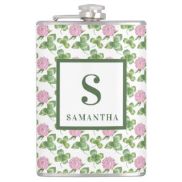 パープルクローバー | St Patrick's Day Monogram フラスク