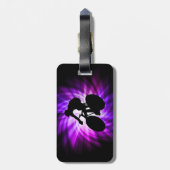 パープルクールサイクリング ラゲッジタグ (裏面縦)