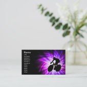 パープルクールサイクリング 名刺 (スタンド正面)