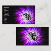 パープルクールサッカー 名刺 (正面/裏面)