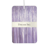 パープルグガーリーラムグリティージーティンセルストライプズ カーエアーフレッシュナー (正面)