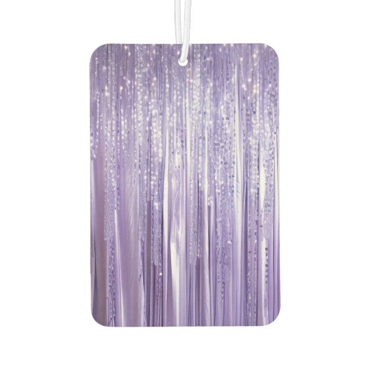 パープルグガーリーラムグリティージーティンセルストライプズ カーエアーフレッシュナー (裏面)