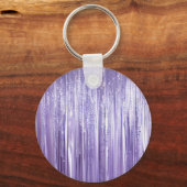 パープルグガーリーラムグリティージーティンセルストライプズ キーホルダー (裏面)