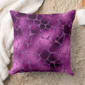パープルググラデーションラムグリッターキリン模様 クッション (ブランケット)