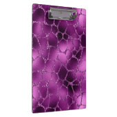パープルググラデーションラムグリッターキリン模様 クリップボード (右)