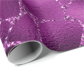 パープルググラデーションラムグリッターキリン ラッピングペーパー (ロールコーナー)