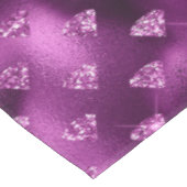 パープルググラデーションラムグリッターダイヤモンドパターン テーブルクロス (アングル)