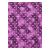 パープルググラデーションラムグリッターダイヤモンドパターン テーブルクロス (正面)