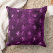 パープルググラデーションラムグリッターユニコーン模様 クッション (ブランケット)