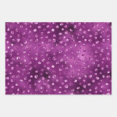 パープルググラデーションラムハート、マーメイド&ドはかりで測ット ラッピングペーパーシート (正面3)