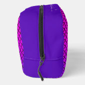 パープルグラジエントモダンマーメイドスケールモノグラム ドップキット (右)