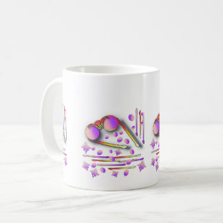 パープルグラスコーヒーマグ コーヒーマグカップ
