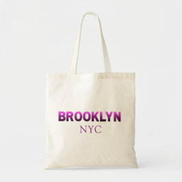 パープルグラディエントBrooklyn New York地区 トートバッグ