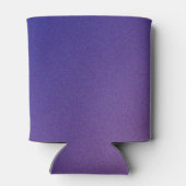 パープルグラデーションきらめくパーソナライズされたクーラーボックス 缶クーラー (裏面)