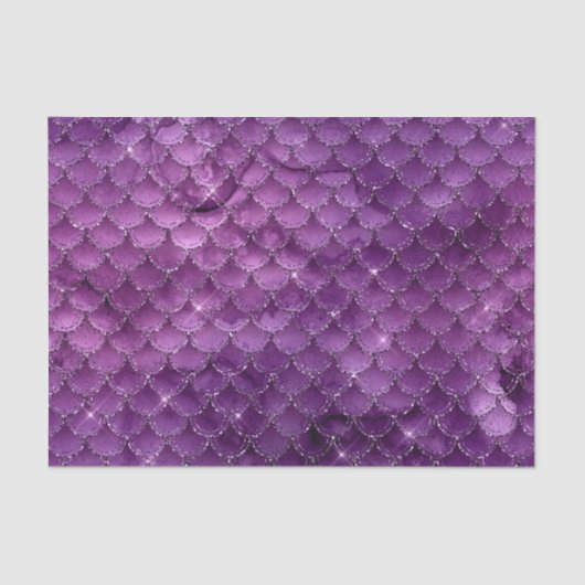 パープルグラデーショングラムマーメイドはかりで測パターン 薄葉紙 (正面)