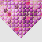 パープルグラデーションフォイル&金ゴールドグリッターマーメイドはかりで測 薄葉紙 (詳細)