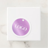 パープルグラデーション会社のカスタムロゴ フェイバータグ (インサイチュ)