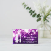 パープルグラマーネイリストアポイントメントカード 予約カード (スタンド正面)