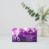 パープルグラマー美容師アポイントメントカード 予約カード (スタンド正面)