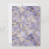 パープルグラム金ゴールド抽象芸術 招待状 (裏面)