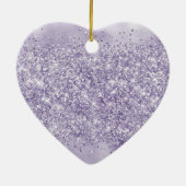 パープルグリジーグリッター セラミックオーナメント (裏面)