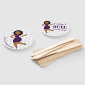 パープルグリジーパーティーガール ハンドファン (組立なし)