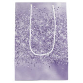 パープルグリッジーグリッター       ミディアムペーパーバッグ (裏面)