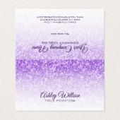 パープルグリッターとホワイトスパークス 名刺 (外部フラット)