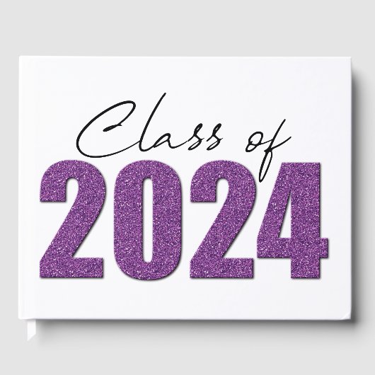 パープルグリッタークラス2024 ゲストブック (正面)