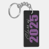 パープルグリッタークラス2025 キーホルダー (正面左)